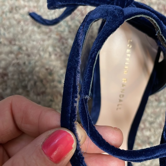 Loeffler Randall velvet diamond heels - Picture 4 of 10